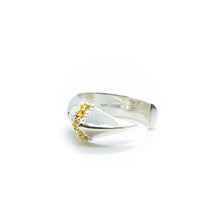 Yellow Sapphire Claw Ring in 925 Silver