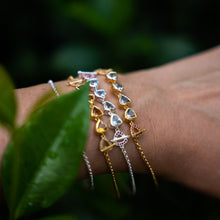 Citrine Totem Bracelet in 925 Silver