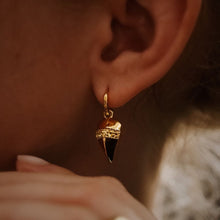 Yellow Sapphire Medium Claws with Hoops